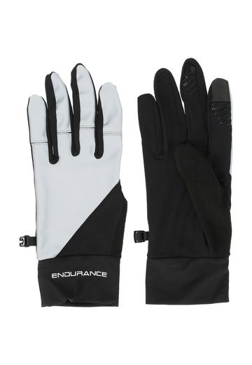 Endurance Handschuhe Mingus reflektierend schwarz Herren